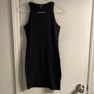 Mini fitted black dress